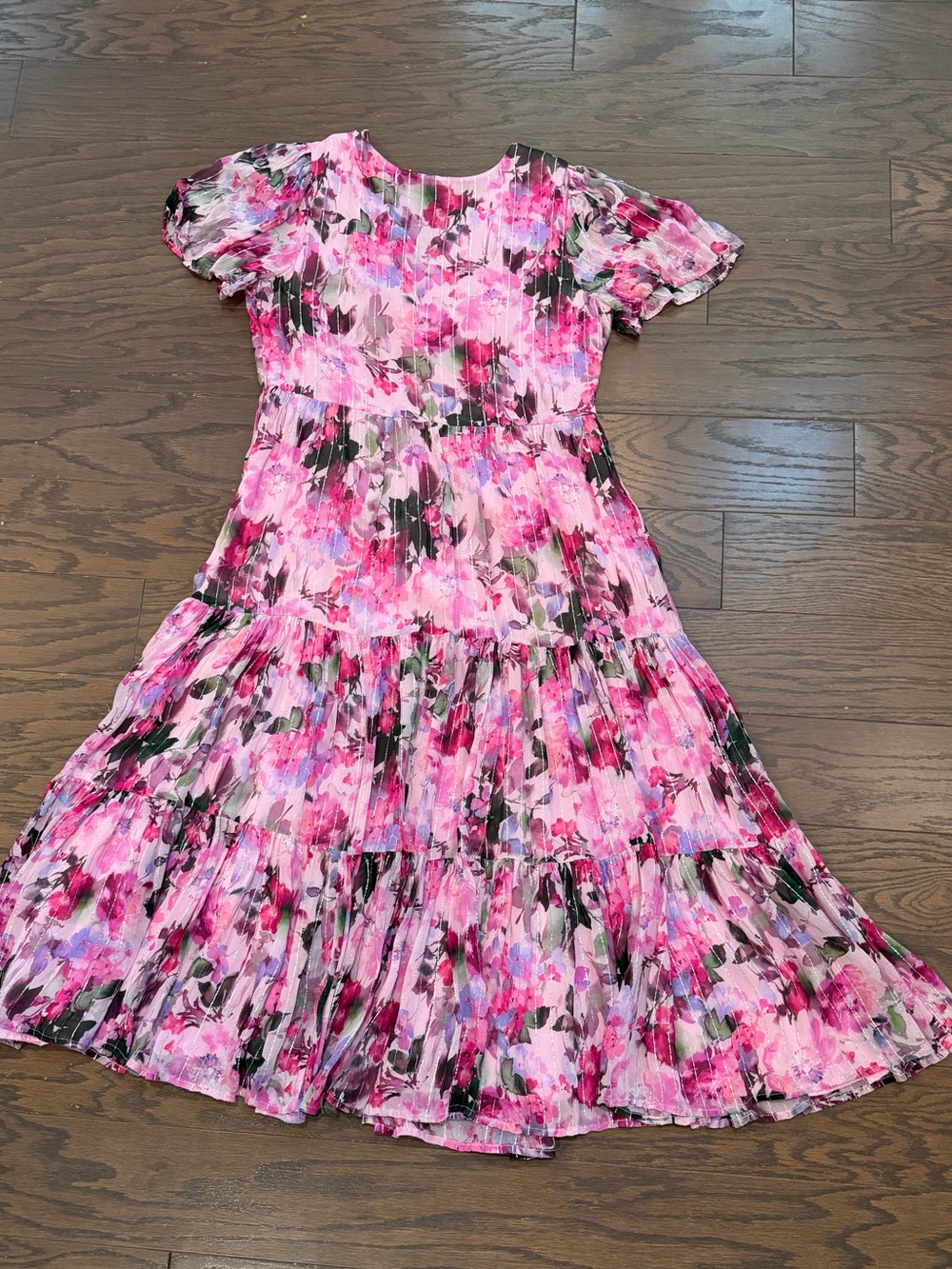 Soft Surroundings Santhia Midi Dress in Marseille Garden Size Medium - Picture 4 of 11